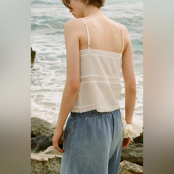 Zara embroidered top - Picture 3 of 5